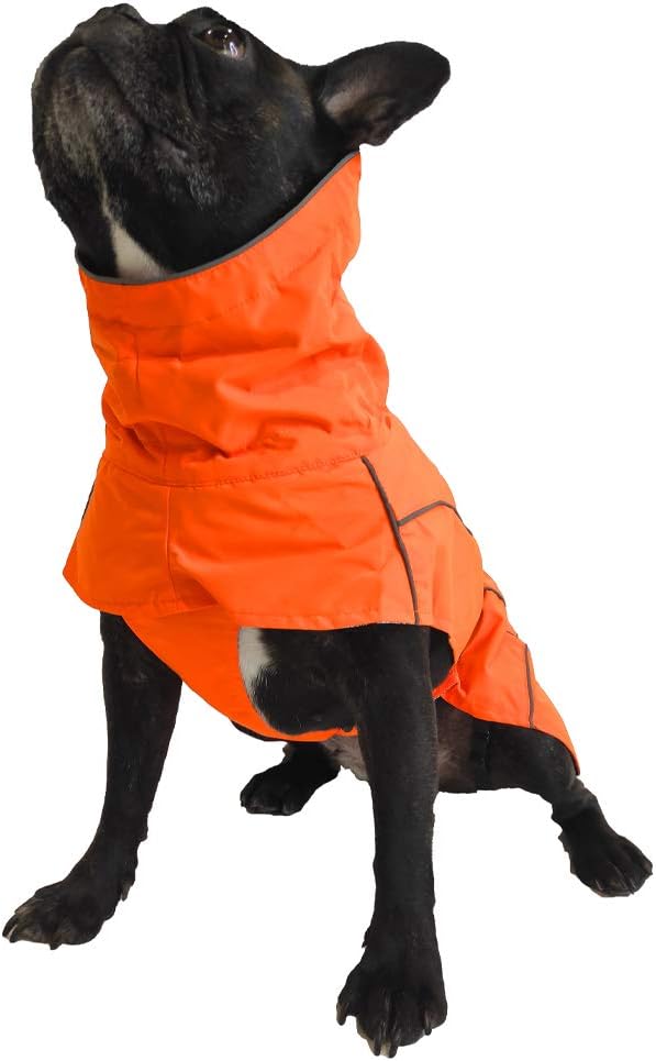 Croci Hiking Hundemantel, wasserdicht, für Hunde, Makalu, feuchtigkeitsregulierendes Futter, Orange,