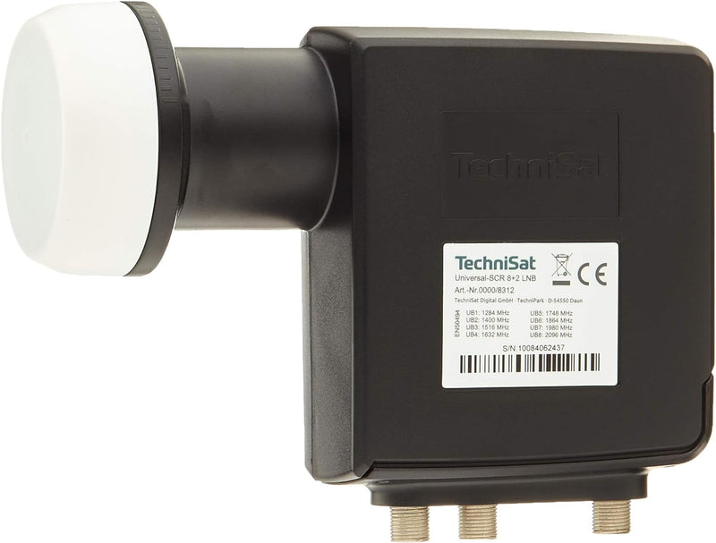 TechniSat Universal-SCR 8+2 LNB - Einkabel-LNB mit Zwei Legacy-Ausgängen (Sat-LNB mit Wetterschutzge