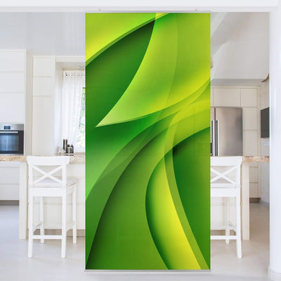 Bilderwelten Raumteiler Green Composition 250x120cm ohne Halterung 250x120cm without hanger, 250x120