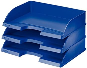 5 X LEITZ Briefkorb A4quer blau LEITZ 5218-00-35 STANDARD PLUS 5218-00-35