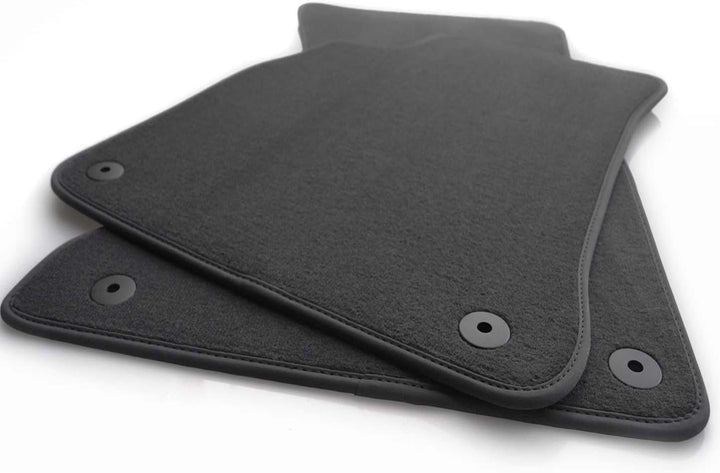 Fussmatten passend für A4 S4 RS4 (B6 B7) Premium Qualität Autoteppiche Velours anthrazit 2-teilig