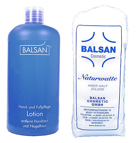 Balsan Hand- und Fusspflege Lotion 500 ml + Watte