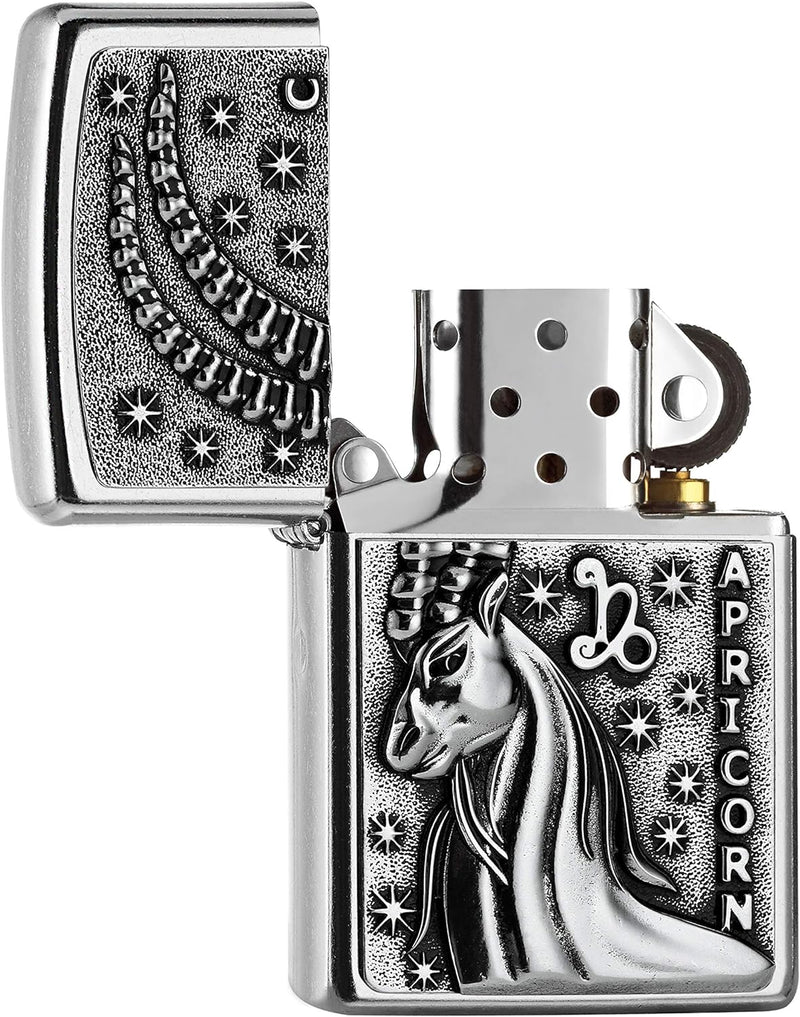 Zippo,2006506,PL AA8207 CapricornTierkr. V19 Feuerzeug,Messing, Design, 5,83,81,2