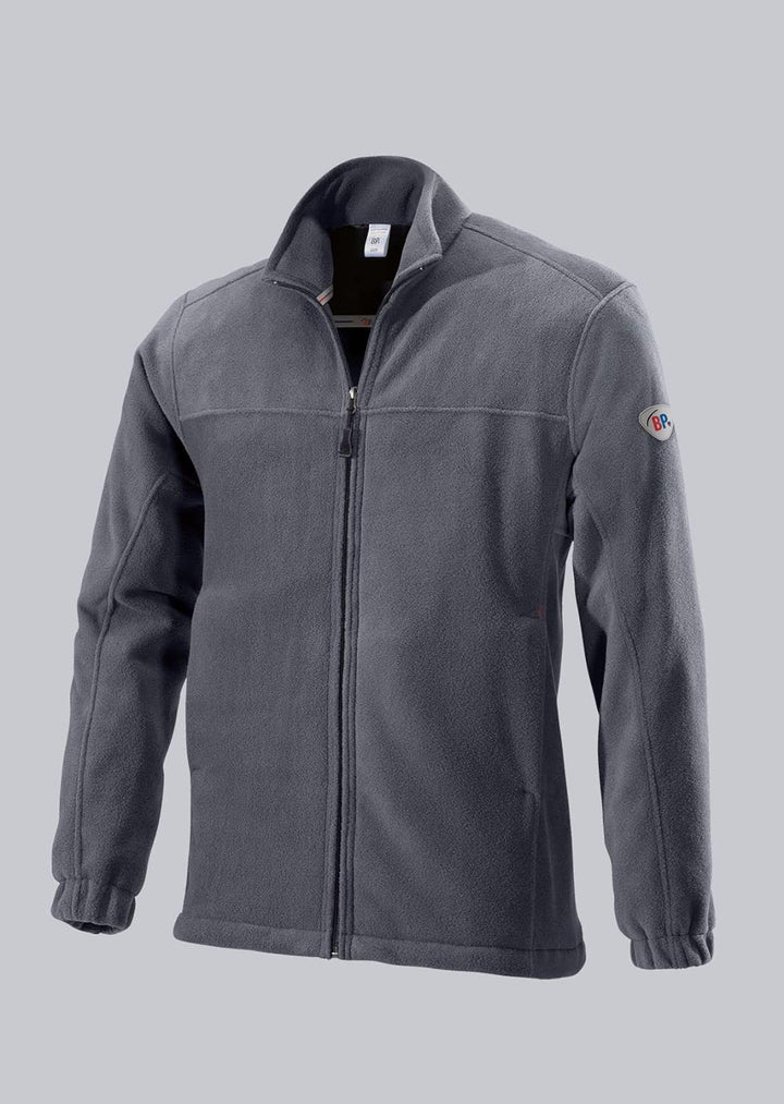 BP 1872-646-53-S Fleece-Jacke, Stehkragen- und Arm-Hebesystem, 270,00 g/m² 100% Polyester, dunkelgra