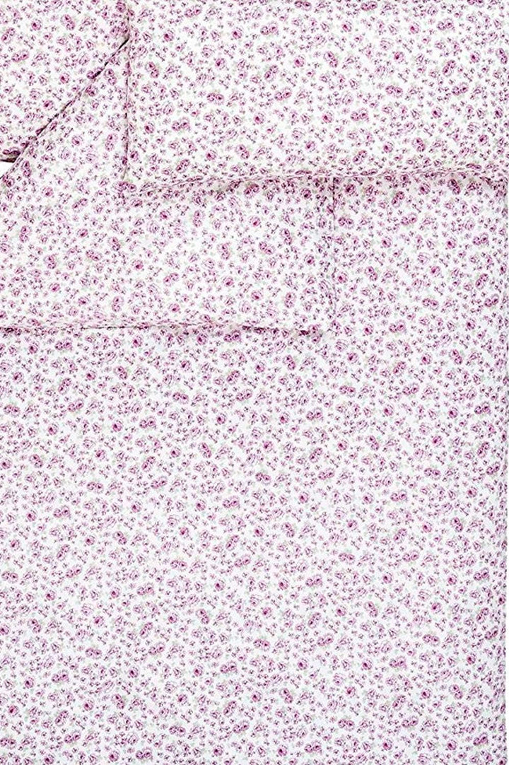 Estella Mako Satin Bettwäsche Romy Flieder 155 x 220 + 80x80 + 40/80 cm 155x220 cm + 80x80 cm, 155x2