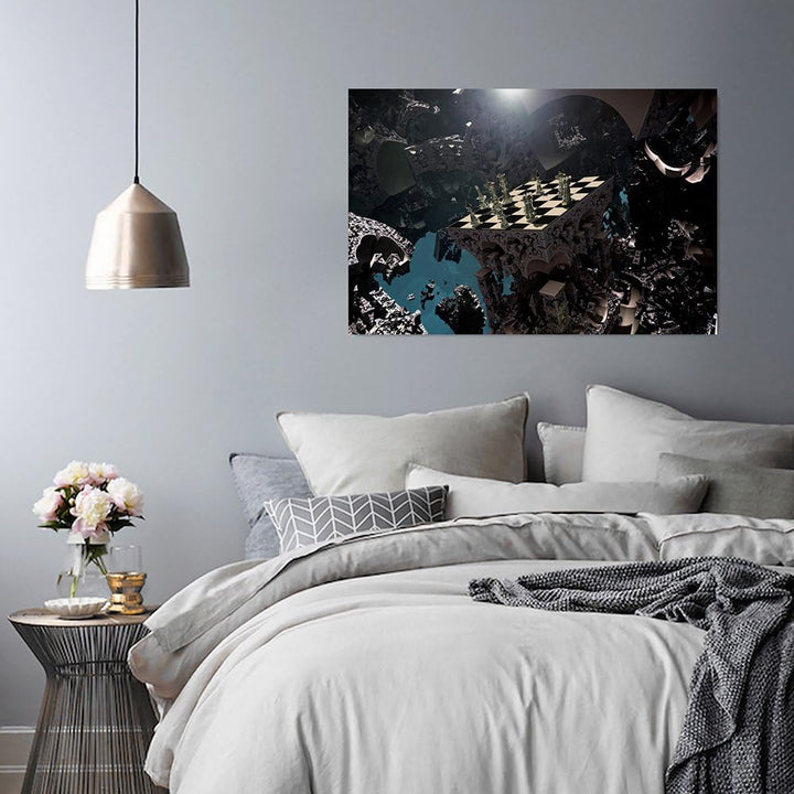 Feeby. Wandbild - 1 Teilig - 80x120 cm, Leinwand Bild Leinwandbilder Bilder Wandbilder Kunstdruck, S