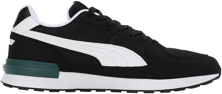 PUMA Unisex Graviton Sneaker 43 EU Puma Black Puma White Alpine Snow, 43 EU Puma Black Puma White Al