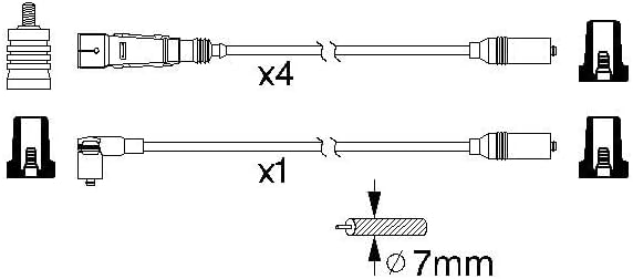 Bosch 0986356339 - Zündleitung - 1 Stück