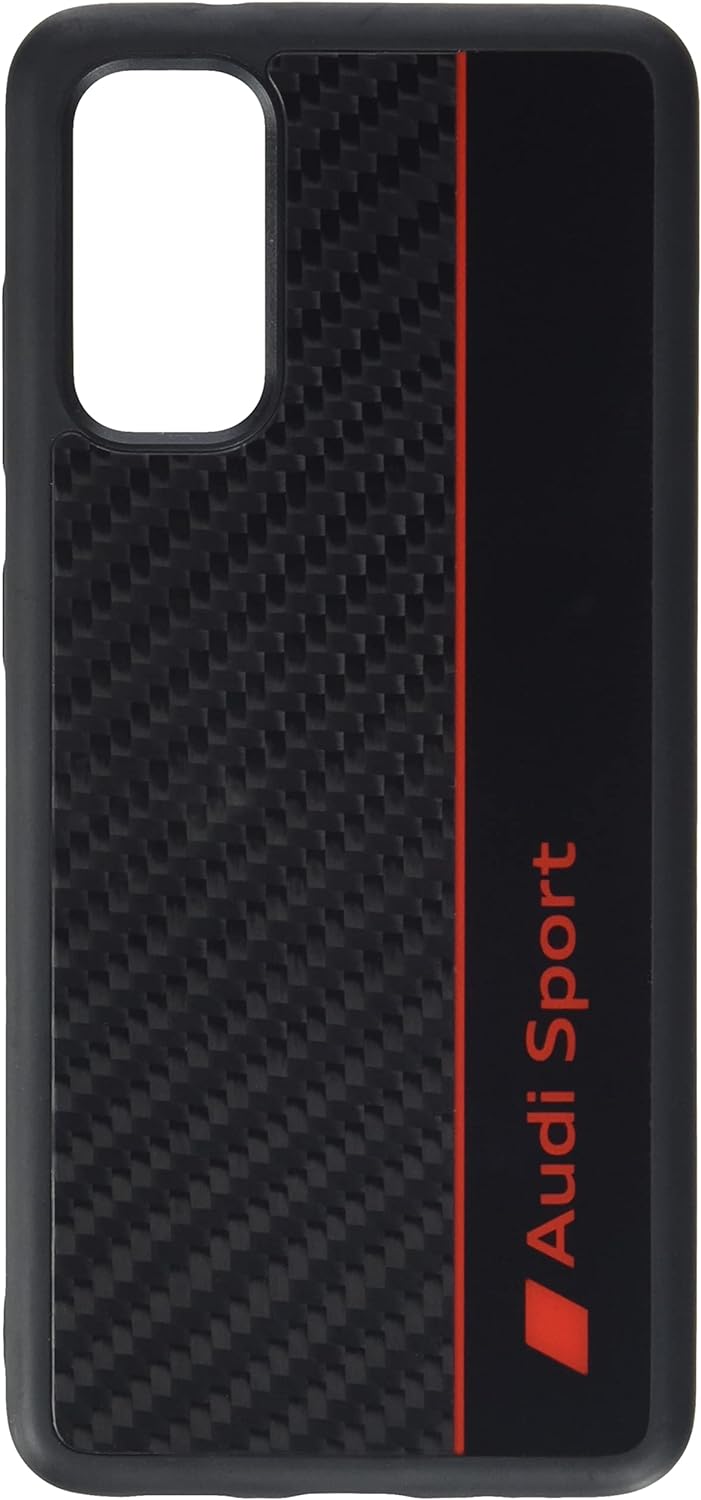Audi 3222000302 Smartphone Case Schutzhülle Mobiltelefon Cover, grau/rot, für Samsung S20