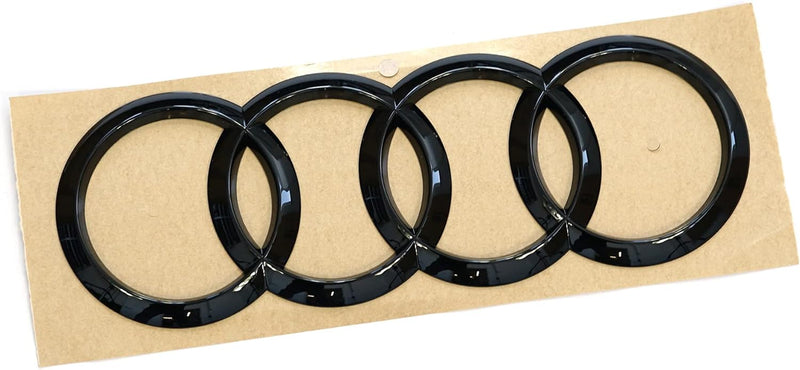 Audi 80A071802 Ringe Logo Black Edition Aufkleber Emblem Blackline, schwarz, Nicht für Sportback