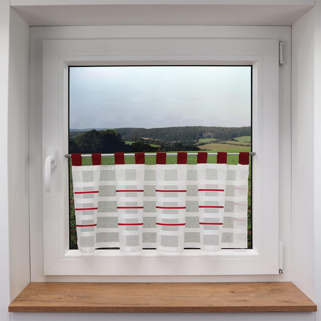 Interdeco Klemmstange (1 Stück), Klemmfix Scheibenstange mit Gummistopfen Chrom in 8/6 mm Ø, Flexo,