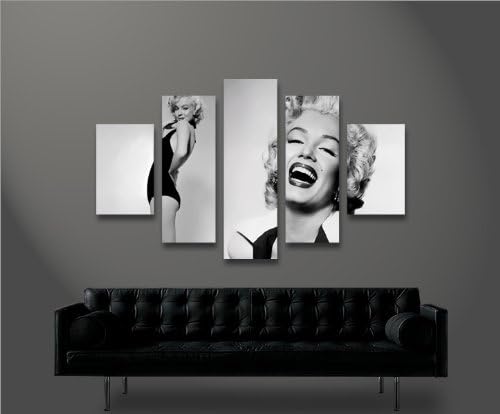 islandburner Bild Bilder auf Leinwand Marilyn Monroe V5 MF XXL Poster Leinwandbild Wandbild Dekoarti