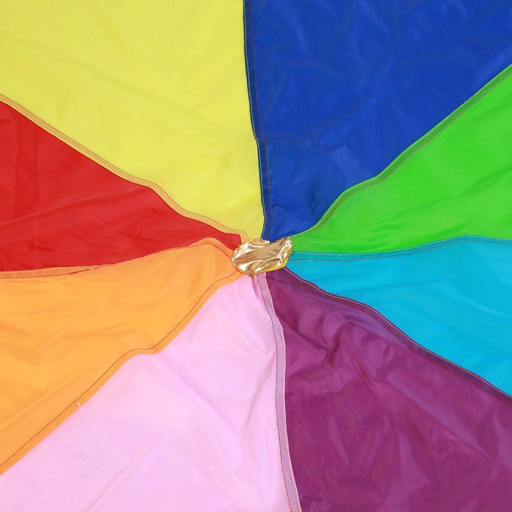 Garosa Schwungtuch Regenbogen Fallschirm Kinder Schule Familie Outdoor Pädagogisches Sportspiele Koo