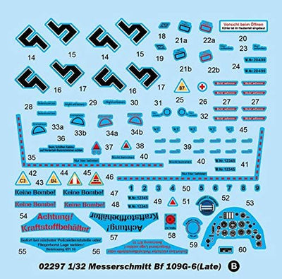 Trumpeter 02297 - Modellbausatz Messerschmitt Bf 109G-6 (Late)