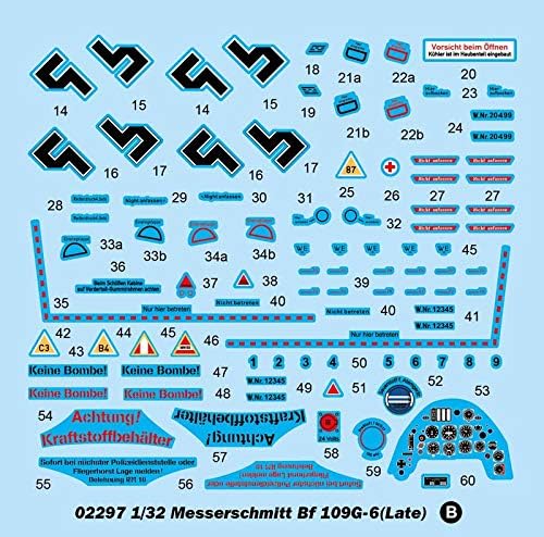 Trumpeter 02297 - Modellbausatz Messerschmitt Bf 109G-6 (Late)