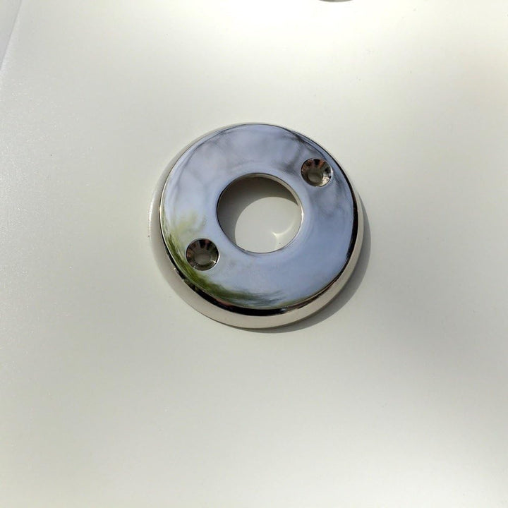 Antikas - Nickel Verschluss - Beschlag WC Toilettentür Drehschliesser Gäste-Toilette