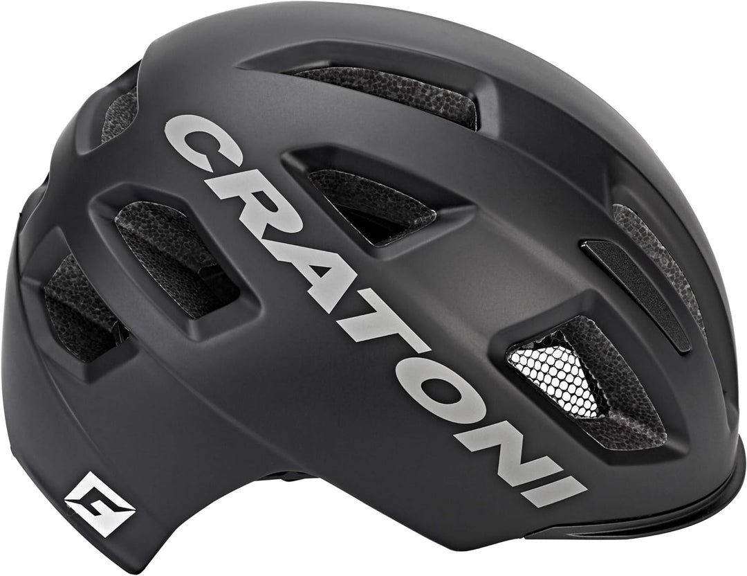 Cratoni City Fahrradhelm C-Pure schwarz matt Einheitsgrösse, Einheitsgrösse