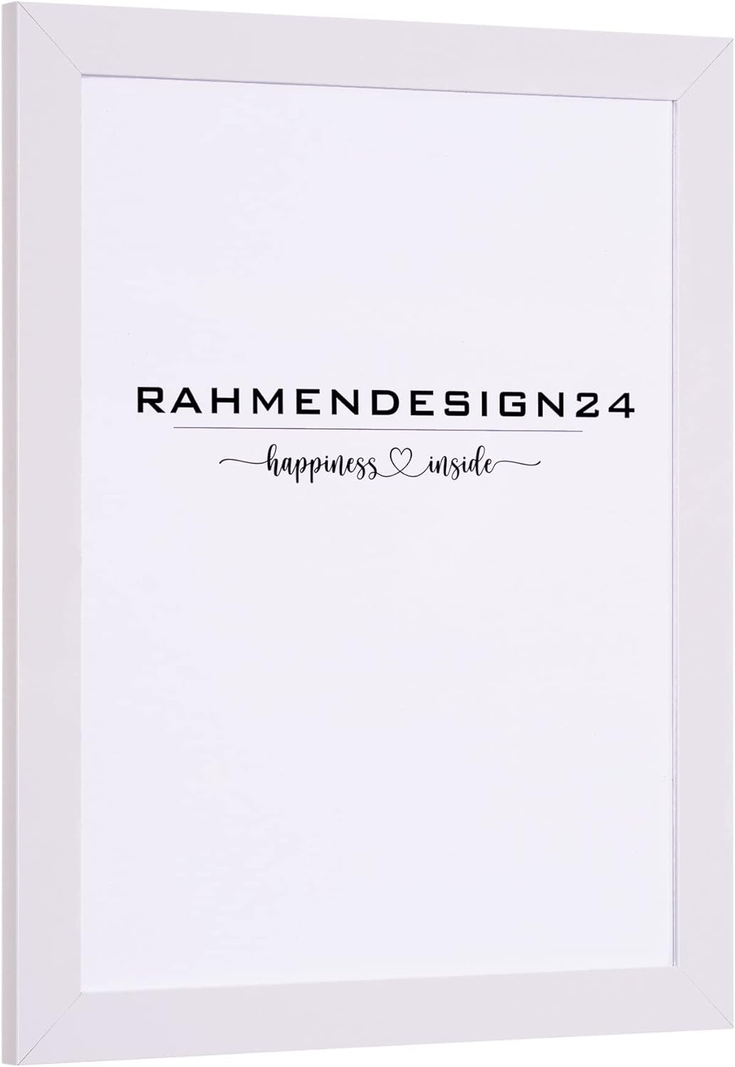 Rahmendesign24 Bilderrahmen Tokio 45x60 (POSTERFORMAT) WEIss (hochglanz) Fotorahmen, Wechselrahmen,