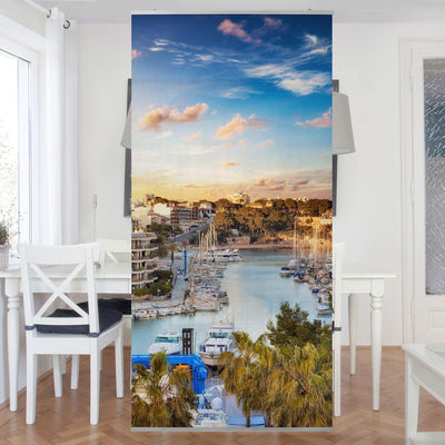 Bilderwelten Raumteiler Sunny Porto Cristo 250x120cm inkl. transparenter Halterung, inkl. transparen