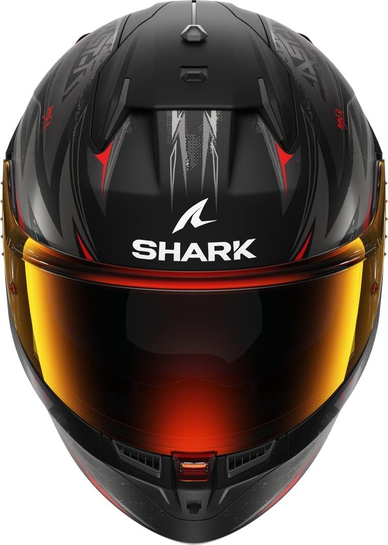 SHARK, Integralhelme motorrad D-SKWAL 3 BLAST-R mat black anthracite red KAR, XXL