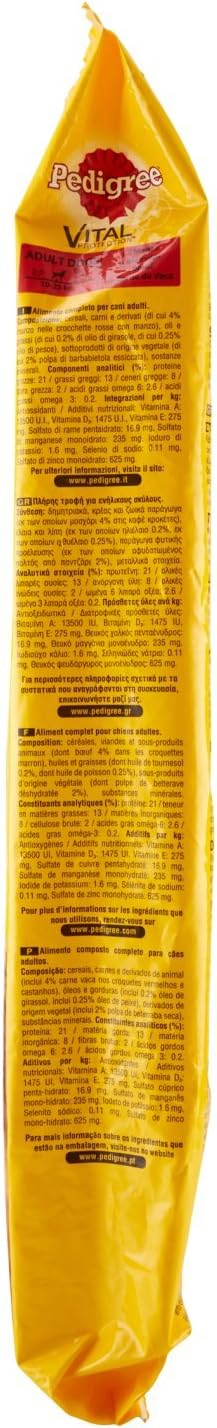 Pedigree Hunde Alleinfuttermittel Trockenfutter Complete Adult, 15 kg