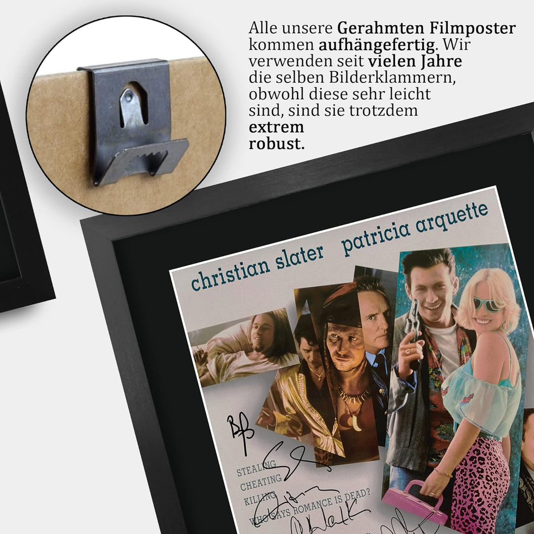 HWC Trading FR A3 True Romance Gifts Bedrucktes Poster, signiertes Autogramm-Bild für Film-Erinnerun