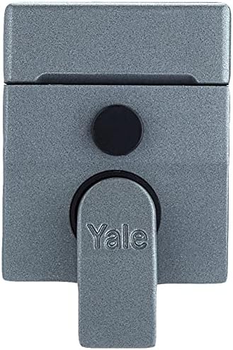 Yale P-85-DMG-PB-40 Deadlocking Nightlatch, Riegelschloss, Dunkles Metallic-Finish/Messing-Zylinder,