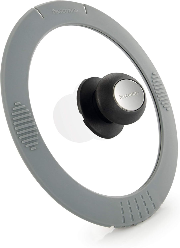 Tescoma SmartCOVER Topfset 8-teilig I Hochwertiger Edelstahl mit innovativen Deckeln & Silikonrand I