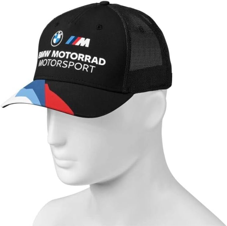 BMW Motorrad Baseball Cap Mütze Motorsport Herren Schwarz + Einkaufschip