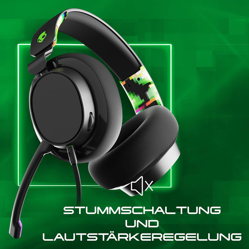 Skullcandy SLYR Kabelgebundenes Multi-Platform Over-Ear Gaming Headset für Xbox, PlayStation und PC