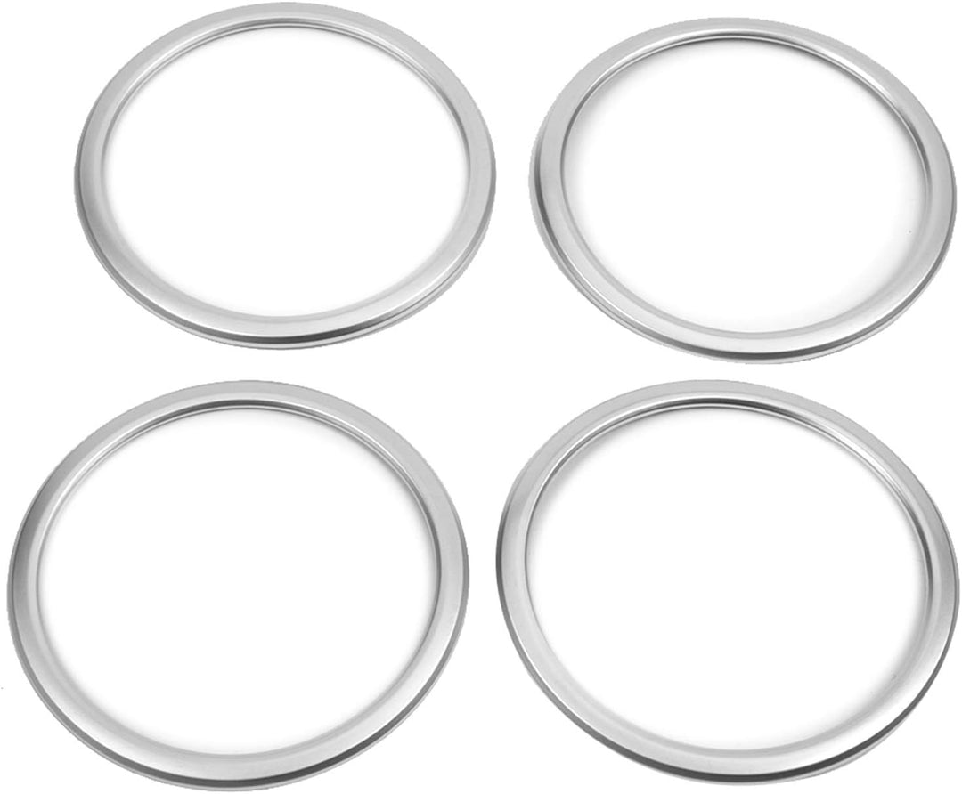 Headerbs 4 STÜCKE ABS Chrom Auto Tür Lautsprecher Ring Abdeckung Trim für X1 F48 2016-2018