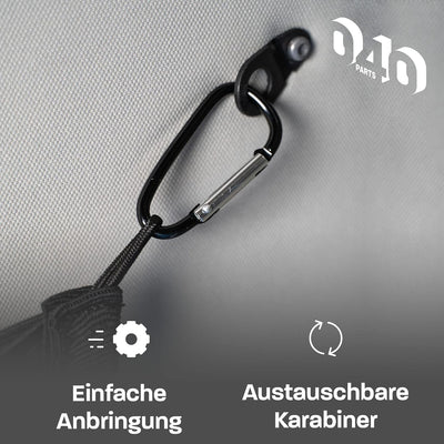 040Parts Gepäck-Netz Kombi-Aufbewahrungs-Netz für Aufstelldach und Innenraum kompatibel mit VW T5 T6