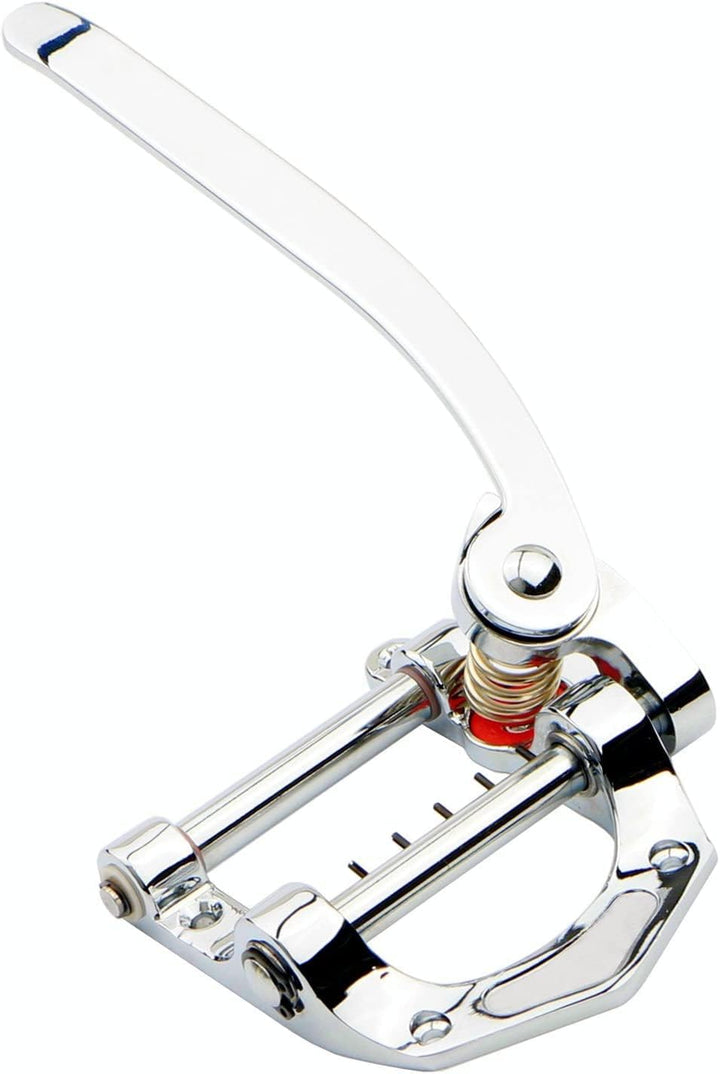Pxyelec Gitarre Vibrato Saitenhalter Tremolo, Flat Top Body Tremolo Einheit Vibrato Bridge für Tele,