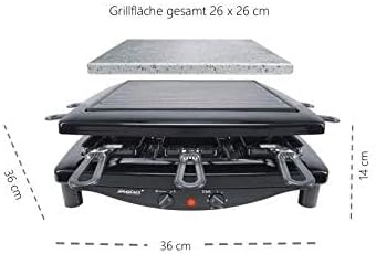 Naturstein Grillplatte Lava für die Raclettes der Steba RC 3 Modelle / Steba / Steinplatte / Grillst