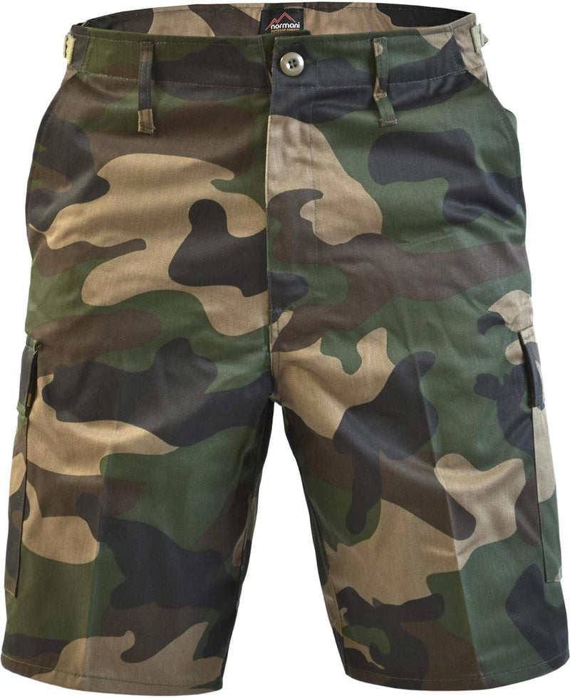 normani US Army Ranger Cargo Bermuda Woodland L, Woodland L