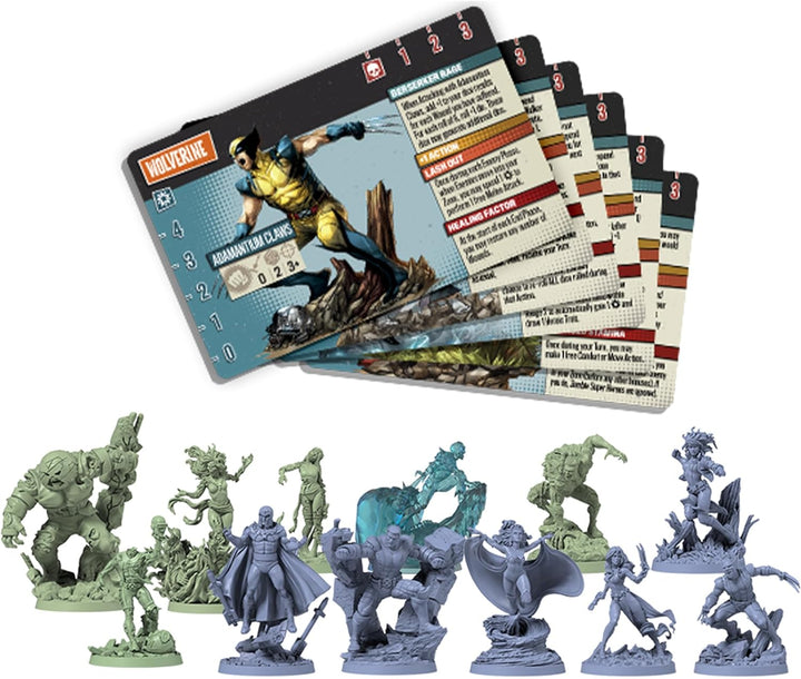 Marvel Zombies X-Men Resistance (Core Box) – Strategie-Brettspiel, kooperatives Spiel für Kinder und