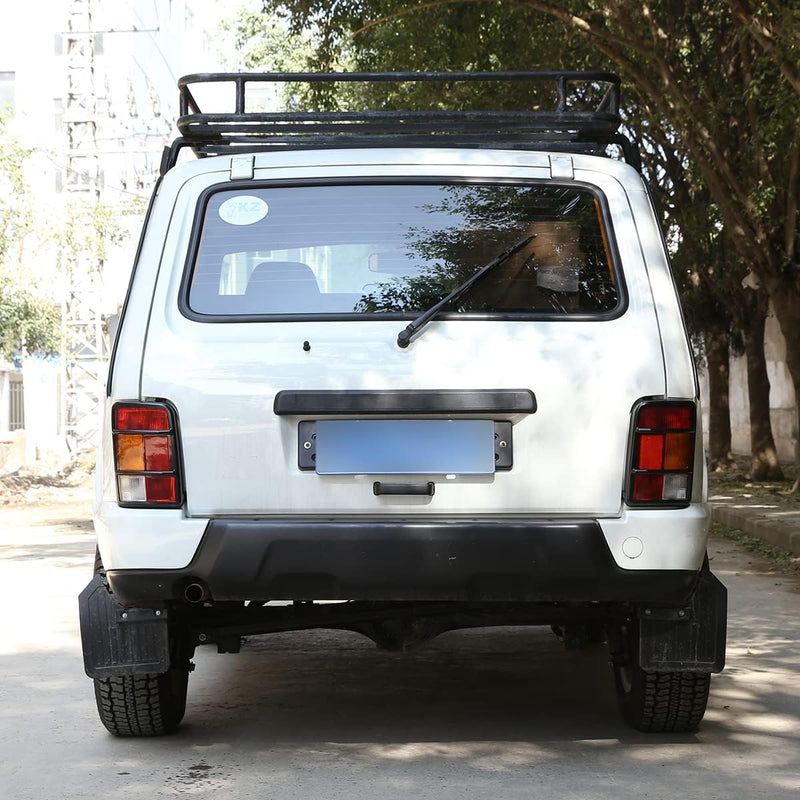 DIYUCAR 2 x Legierung Auto Rücklicht Schutz Rahmen Verkleidung für NIVA Zubehör