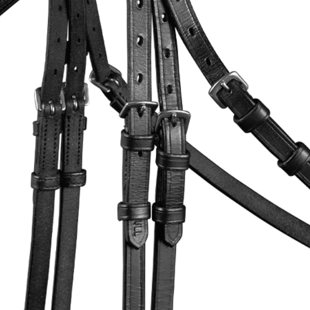 WALDHAUSEN Trensenzaum X-Line New Shape II, WB, schwarz
