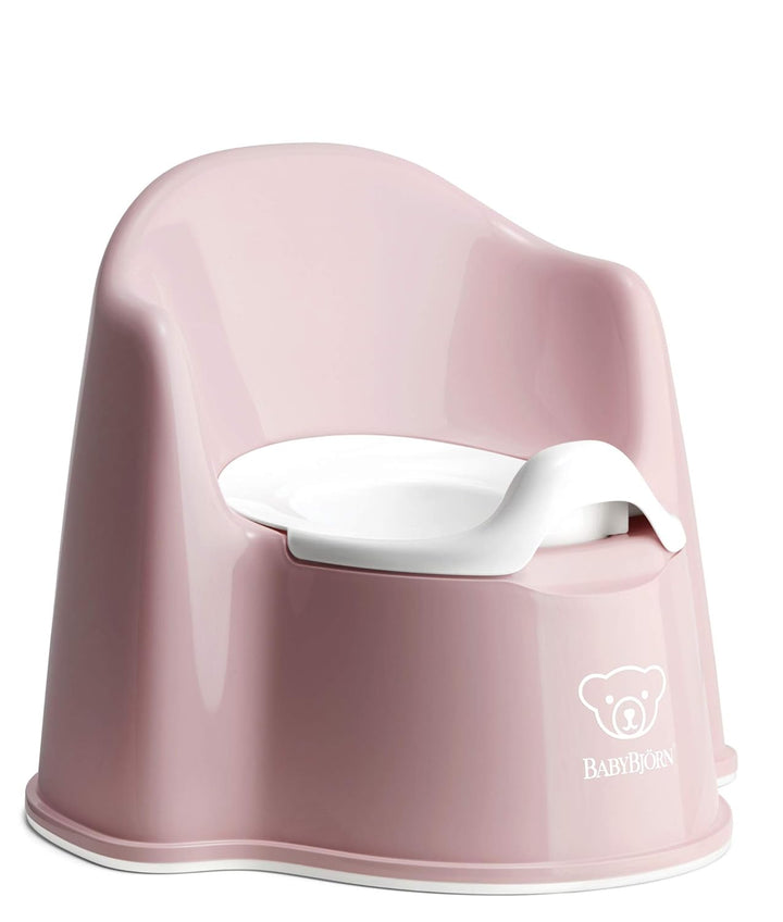 BabyBjörn Topfstuhl, Blassrosa/Weiss, Blassrosa/Weiss