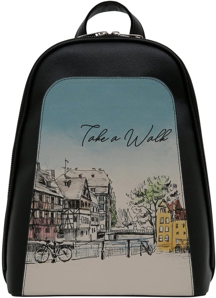 DOGO Vegane Damen Rucksack Tidy Bag - Take a Walk