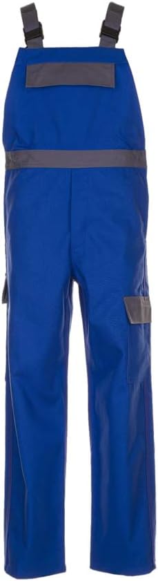 Planam 5230046 Major Protect Latzhose, Kornblau/Grau, Grösse 46