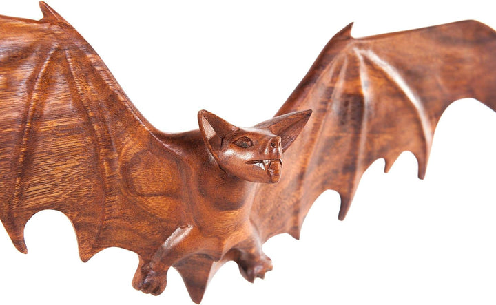 Windalf Gothic Wandbild FLAPP 49 cm Vampir-Fledermaus Wandrelief Wandobjekt Holzbild Handarbeit aus