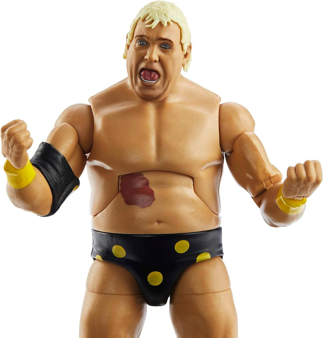 WWE HKP11 - Elite WrestleMania Dusty Rhodes Actionfigur, bewegliches WWE Sammlerstück mit Zubehör, S