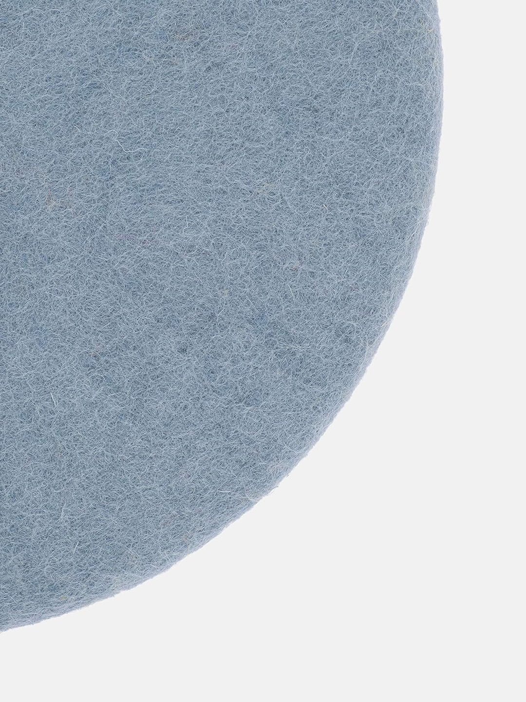 myfelt Flache Filz Sitzauflage, Filz Stuhlauflage - Mia - rund, Ø 36 cm, Hellblau, Hellblau