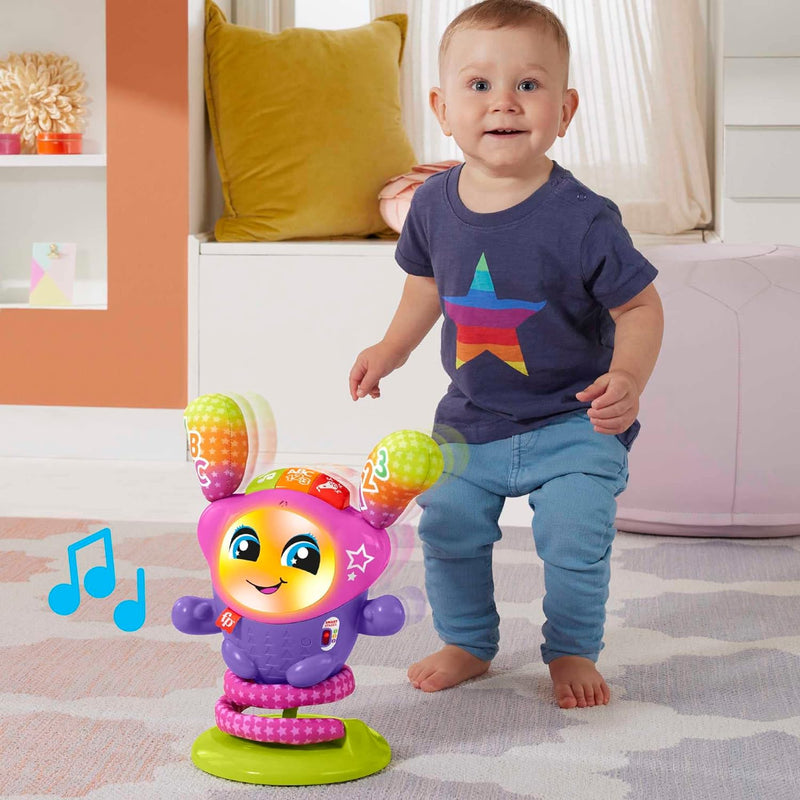 Fisher-Price DJ Bouncin’ Star Baby Toys | Educational Toys for 1 Year Old Boys and Girls | 1 Year