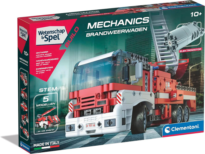 Clementoni Wissenschaft & Spiel Build, Feuerwehrwagen, 8-12 Jahre - 56067