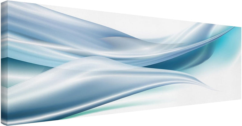 Bilderwelten Leinwandbild - Blue Dust - Panorama Quer, 40cm x 120cm, 40cm x 120cm