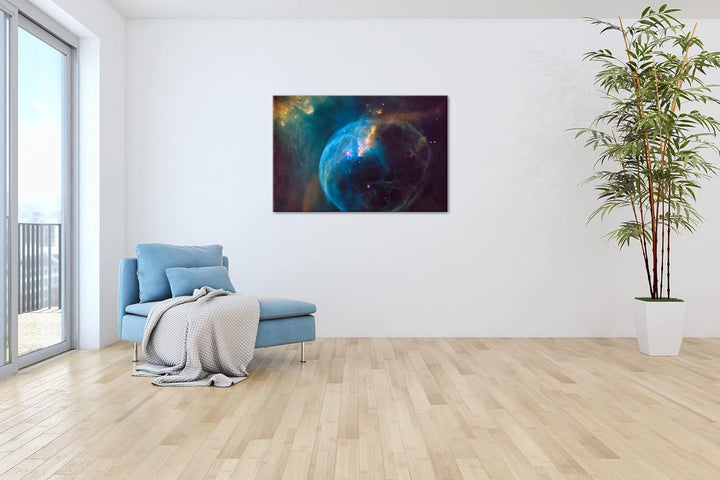 das Unerklärliche in den Tiefen des Universums Format: 100x70 als Leinwandbild, Motiv fertig gerahmt