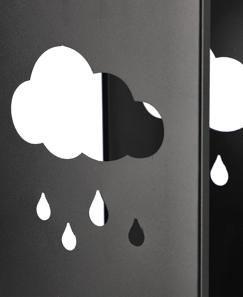 KOTARBAU® Regenschirmständer Schwarz Wolke Perfekt für ein elegantes Wartezimmer oder gemütlichen Fl