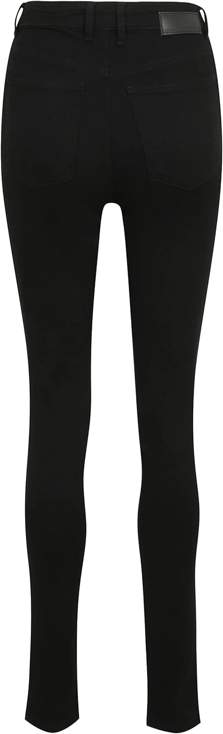 Tamaris Damen APALIT Skinny Jeans 34W / 32L Black Denim, 34W / 32L Black Denim